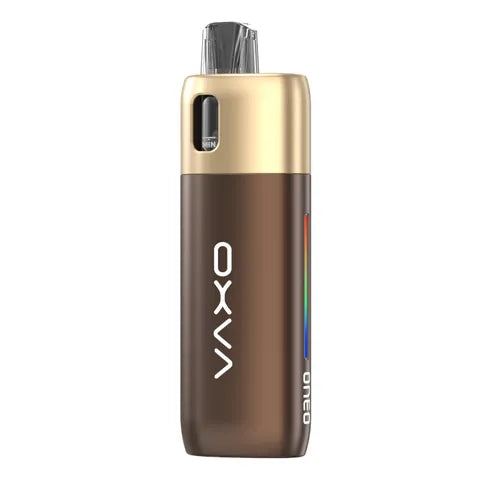 oxva oneo pod kit silky brown on white background