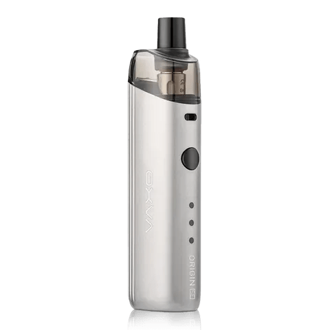 Oxva Origin SE Pod Kit Silver Grey On White Background