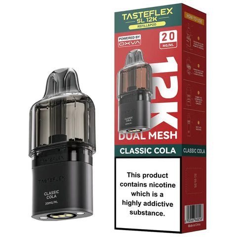 OXVA Tasteflex SL 12k Prefilled Replacement Pods Classic Cola