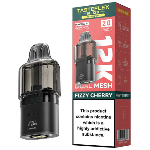 OXVA Tasteflex SL 12k Prefilled Replacement Pods Fizzy Cherry