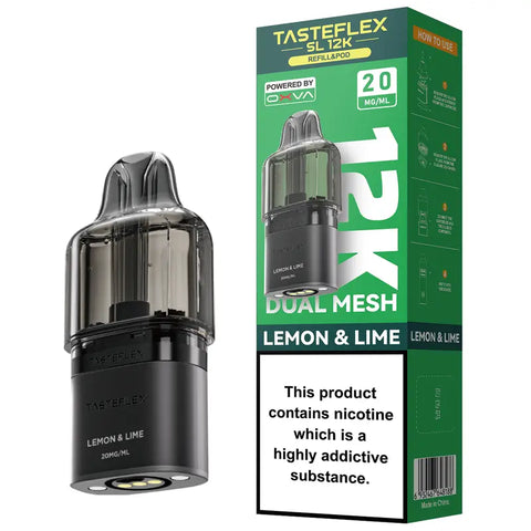 OXVA Tasteflex SL 12k Prefilled Replacement Pods Lemon & Lime