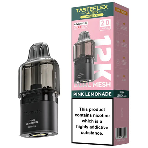 OXVA Tasteflex SL 12k Prefilled Replacement Pods Pink Lemonade