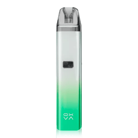 Oxva Xlim C Pod Kit Glossy Green Silver On White Background