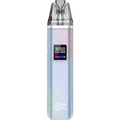 oxva xlim pro pod vape kit aurora blue on clear background