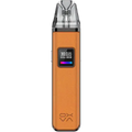 oxva xlim pro pod vape kit coral orange on clear background