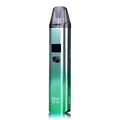 Oxva Xlim V2 Pod Kit Shiny Silver Green On White Background