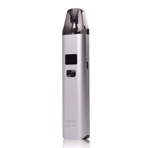 Oxva Xlim V2 Pod Kit Silver On White Background