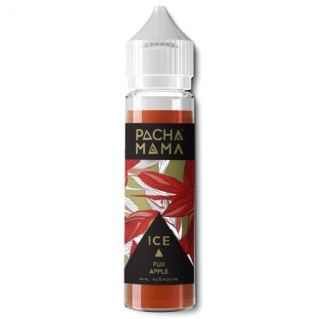 Pacha Mama Ice 50ml Shortfills Ice Fuji Apple On White Background