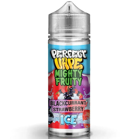 Perfect Vape Mighty Fruity Blackcurrant Strawberry Ice 100ml Shortfill