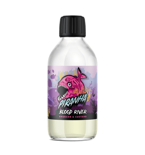 Piranha E-Liquids 200ml Shortfill Blood River On White Background