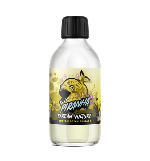 Piranha E-Liquids 200ml Shortfill Stream Vulture On White Background