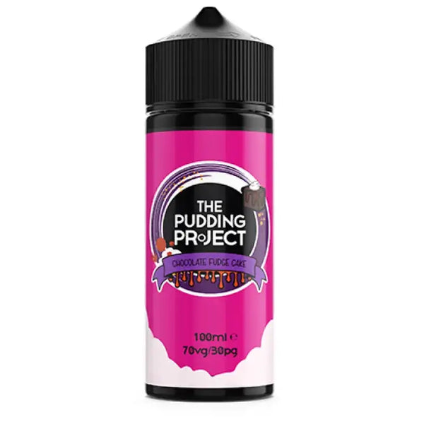 Pudding Project 100ml Shortfill Vape Juice Chocolate Fudge Cake