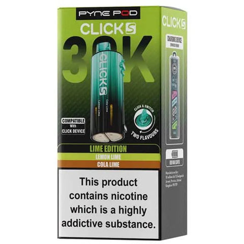 Pyne Click S 30K Prefilled Replacement Pod Lime Edition