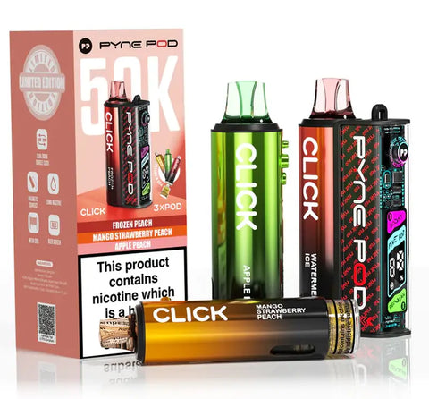 Pyne Click 50k Prefilled Pod Kit Peach Edition