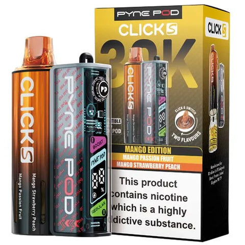 Pyne Pod Click S 30K Vape Kit Mango Edition