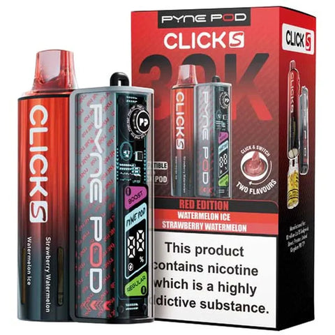 Pyne Pod Click S 30K Vape Kit Red Edition
