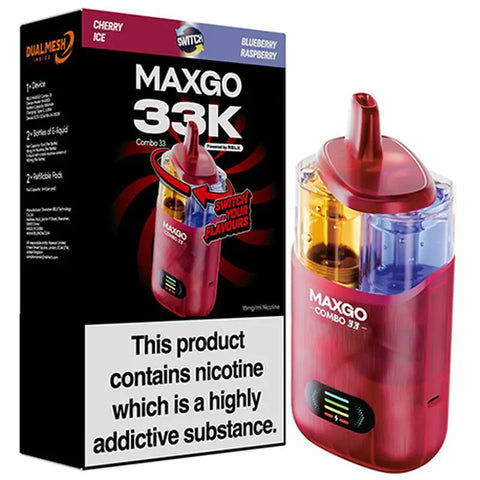 RELX Maxgo Combo 33K Prefilled Vape Kit