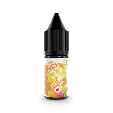 Repeeled Nic Salt E-Liquids Mango Pineapple and Orange / 5mg On White Background