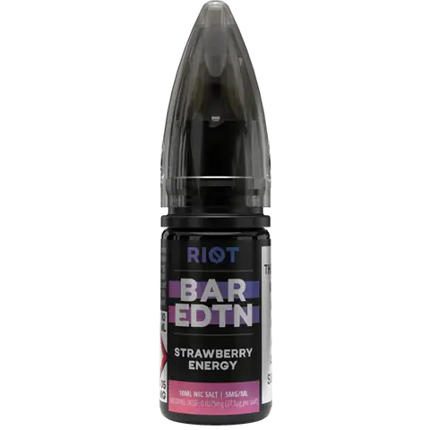 Riot Squad Bar Salts Strawberry NRG On White Background