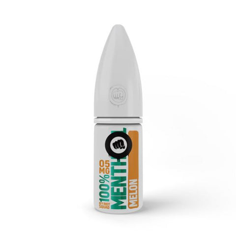 Riot Squad E-Liquids 100% Menthol 10ml Hybrid Nic Salts 20mg / Menthol Melon On White Background