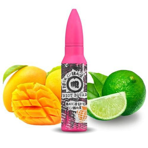 Riot Squad E-Liquids 50ml Shortfill On White Background