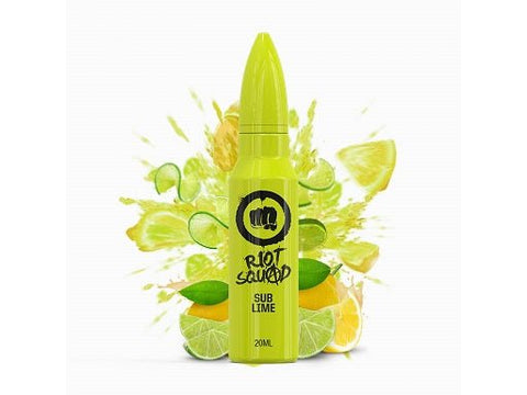 Riot Squad E-Liquids 50ml Shortfill Sublime On White Background