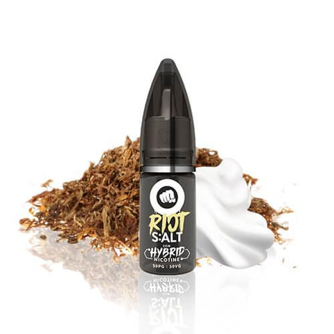 Riot Squad Nic Salt 10ml Cream Leaf / 5mg On White Background