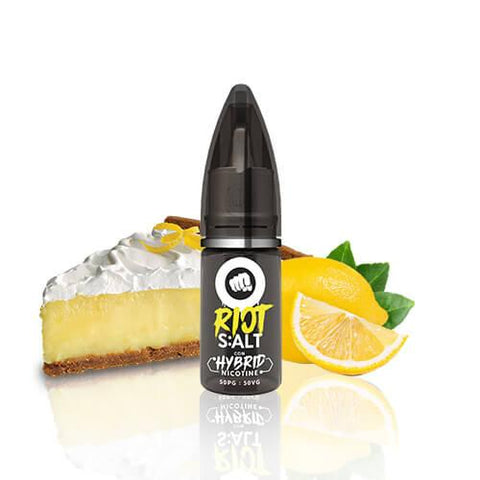 Riot Squad Nic Salt 10ml Lemon Custard / 5mg On White Background