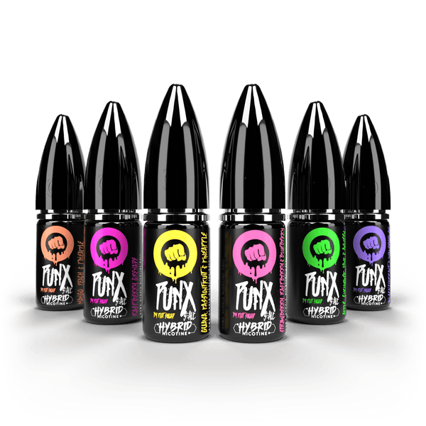 Riot Squad PUNX 10ml Nic Salts On White Background