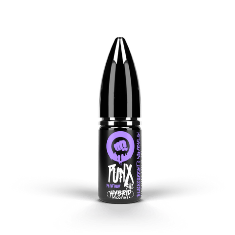 Riot Squad PUNX 10ml Nic Salts Blackcurrant & Watermelon / 5mg On White Background