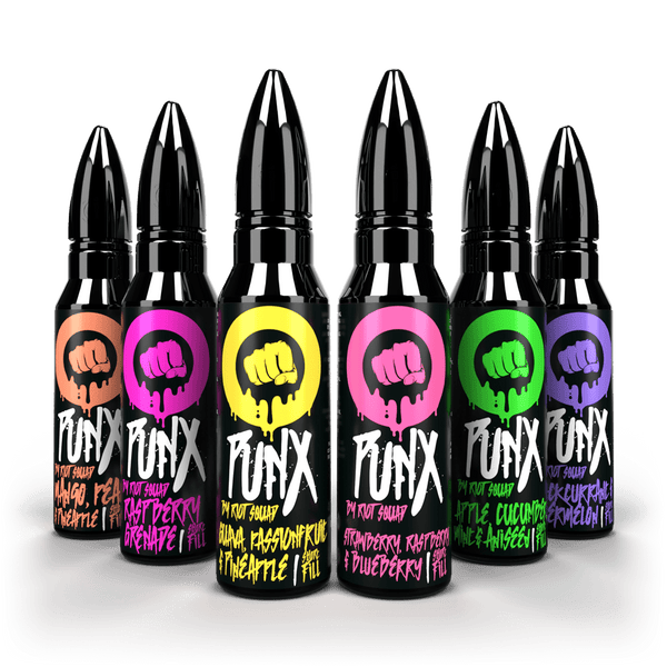 Riot Squad PUNX 50ml Shortfill On White Background