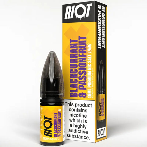 Riot X Nic Salt Blackcurrant Passionfruit 10mg