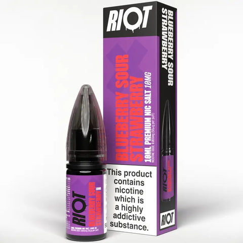 Riot X Nic Salt Blueberry Sour Strawberry 10mg