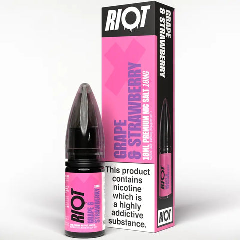 Riot X Nic Salt Grape Strawberry 10mg