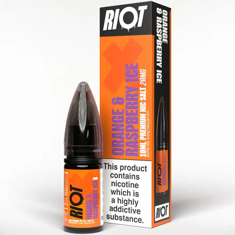 Riot X Nic Salt Orange Raspberry Ice 20mg