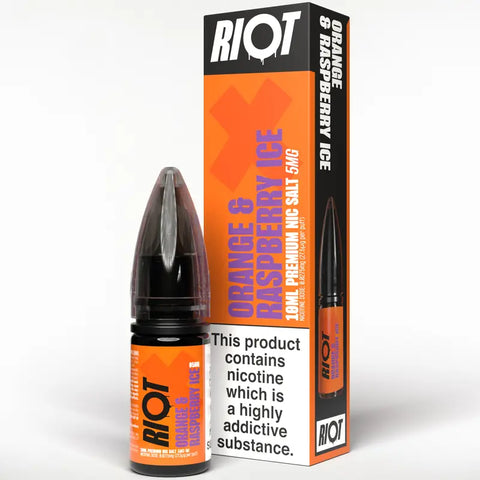 Riot X Nic Salt Orange Raspberry Ice 5mg