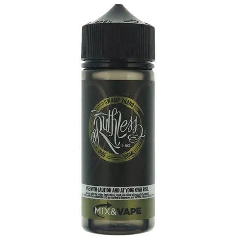 Ruthless 100ml Shortfill E-Liquids On White Background