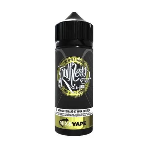 Ruthless 100ml Shortfill E-Liquids Pineapple Lemonade On White Background