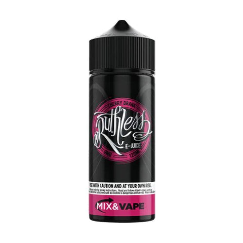 ruthless cherry drank 100ml shortfill on white background