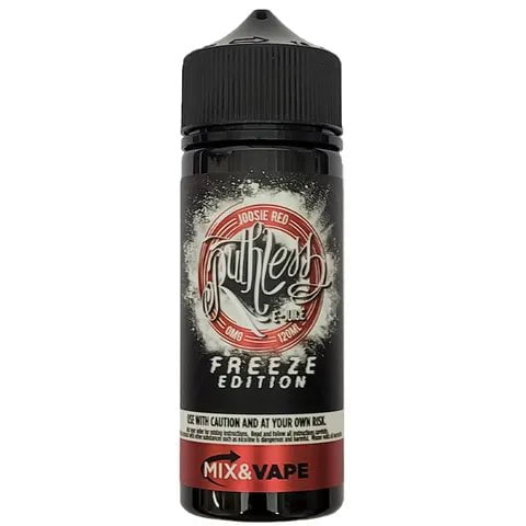 Ruthless Freeze 100ml Shortfill E-Liquids Joosie Red On White Background