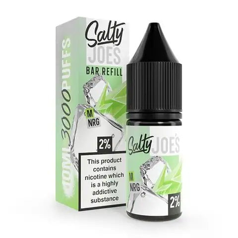 Salty Joe's Bar Refill E-Liquids M NRG / 10mg On White Background