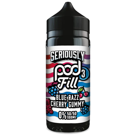 Doozy Seriously Podfill 100ml Shortfill Blue Razz Cherry Gummy