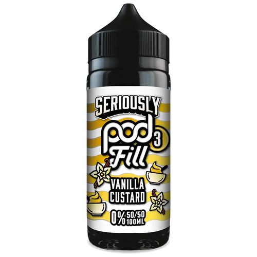 Doozy Seriously Pod Fill X3 Vanilla Custard 100ml Shortfill Default Title