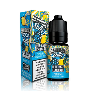 Seriously Salty Sodas 10ml Nic Salts Blue Razz Lemonade