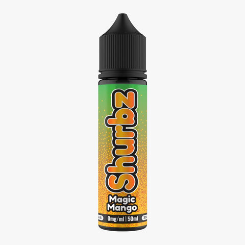 Shurbz 50ml Shortfill E-Liquid Magic Mango On White Background