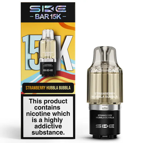 SKE Bar 15K Replacement Pods Strawberry Hubbla Bubbla
