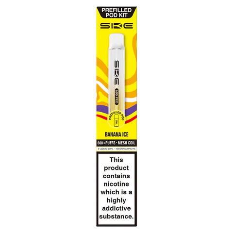 SKE 600 Pro Prefilled Vape Kit Banana Ice