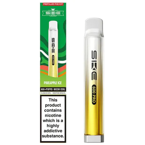 SKE 600 Pro Prefilled Vape Kit Pineapple Ice