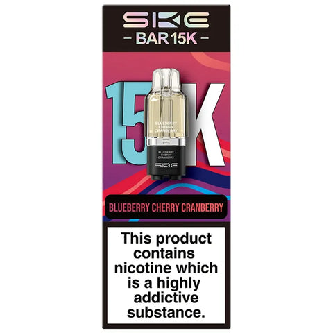 SKE Bar 15K Replacement Pods Blueberry Cherry Cranberry
