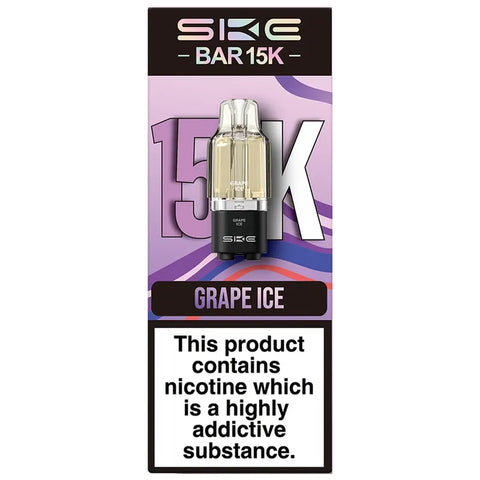 SKE Bar 15K Replacement Pods Grape Ice